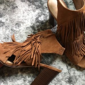 Sam Edelman tassel booties - only worn once!